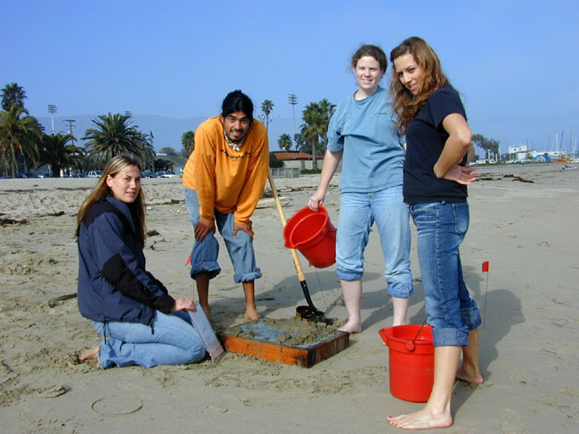 Students in Marine Biology class