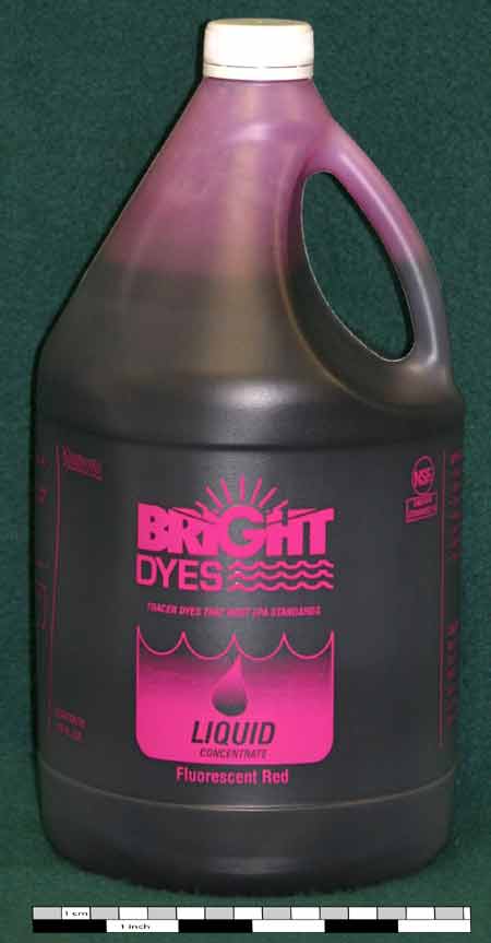 gallon bottle of dye