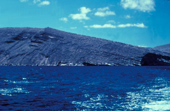 Dry Galapagos Island