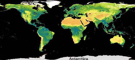 Location of Antarctica